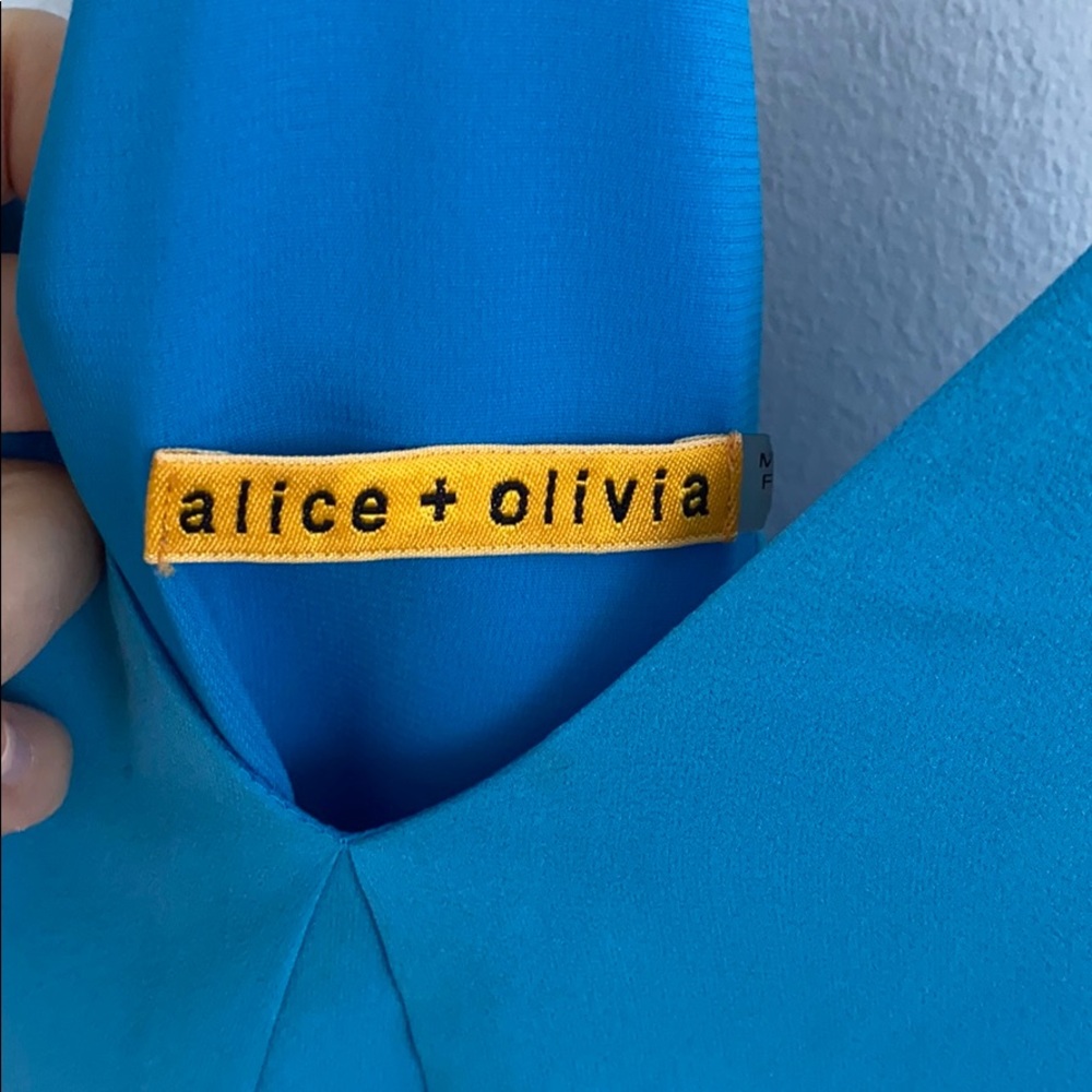 Alice and Olivia silk mini dress - Picture 4 of 7